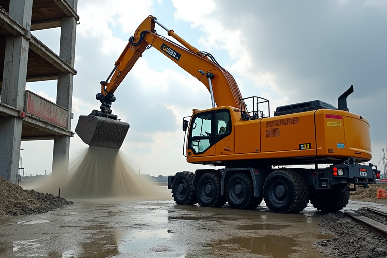 Concrete boom pump